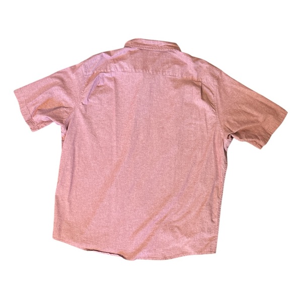 Wrangler Shirt Mens 2XL Red Flex For Comfort Short Sleeve Button Up Pockets Work - Picture 3 of 5